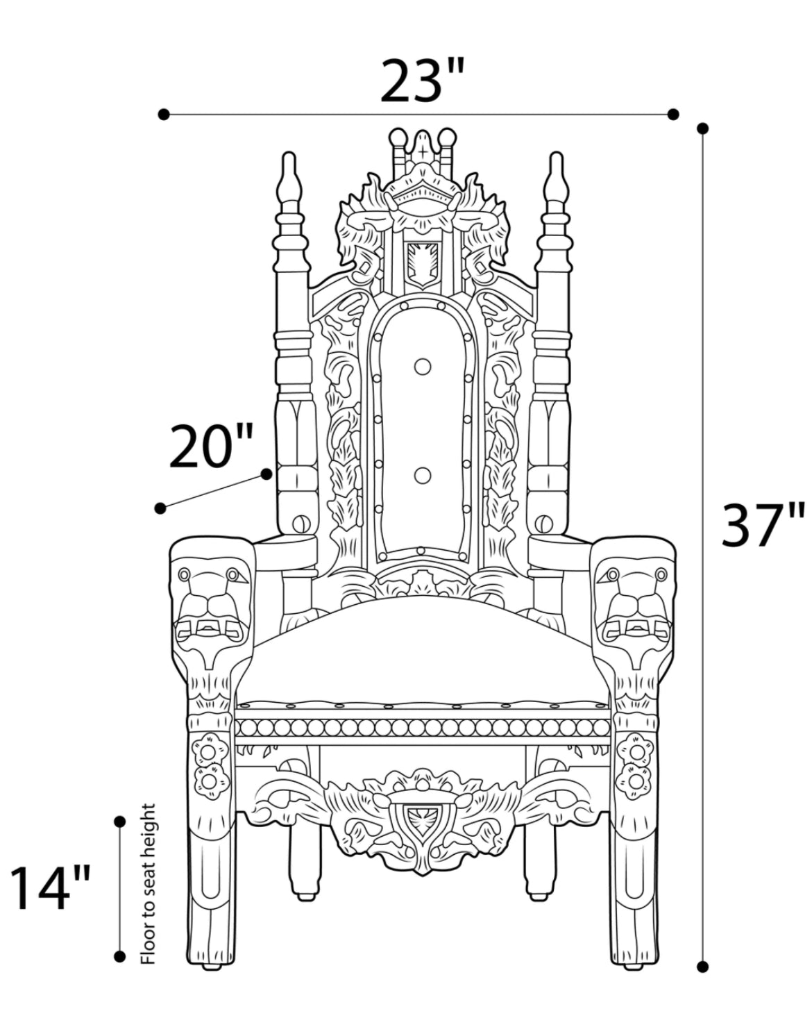 Kids royal online chair