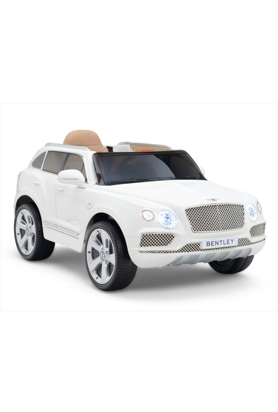 Bentley Kids Electric Ride On SUV W/ Remote - White