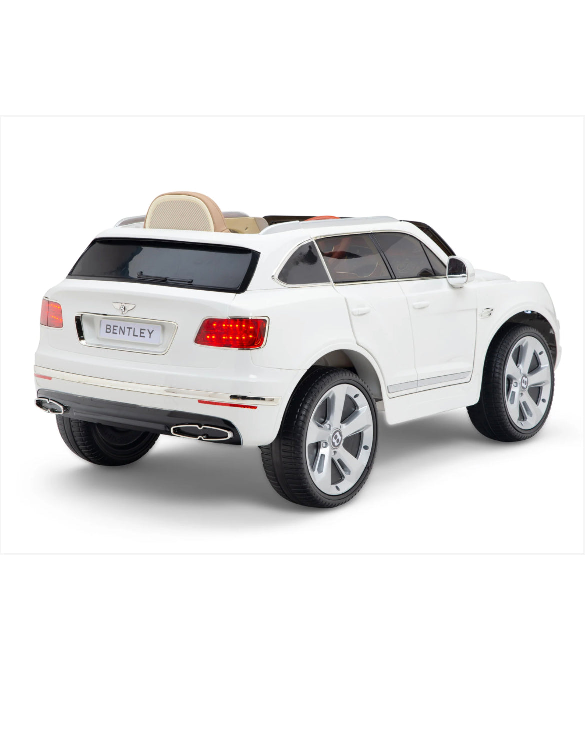 Bentley Kids Electric Ride On SUV W/ Remote - White