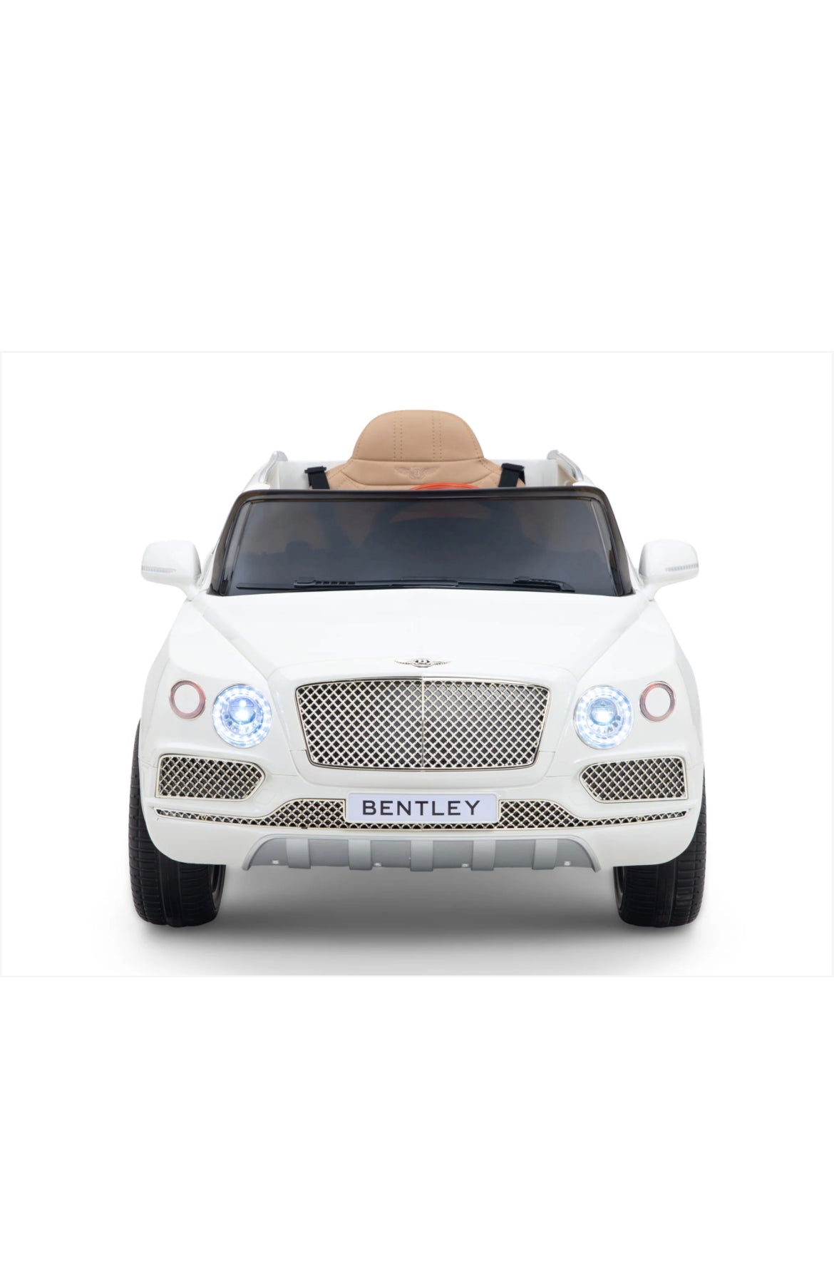 Bentley Kids Electric Ride On SUV W/ Remote - White